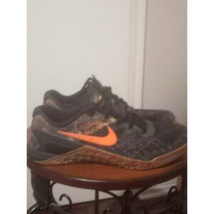 Nike Metcon 3 Crossfit Shoes Mens Size 11 Black Orange Camo Trainer AJ5145-021